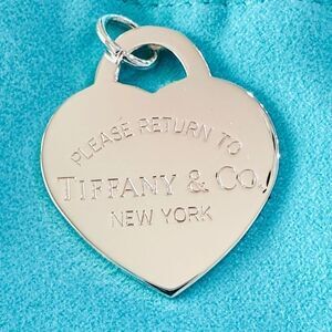 New XL Return to Tiffany & Co. Heart Tag in Silver